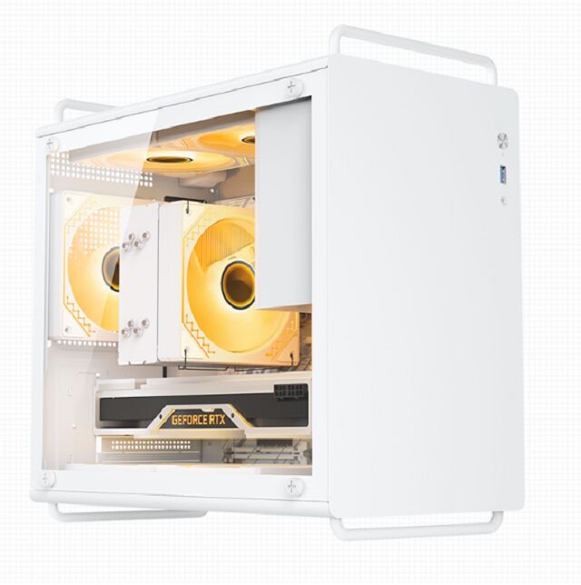 20L компактный компьютерный корпус для игровых компьютеров, M-ATX/ITX, 326mm GPU, 155mm CPU Cooler, 140mm PSU, две опции передней панели, магнитные фильтры пыли