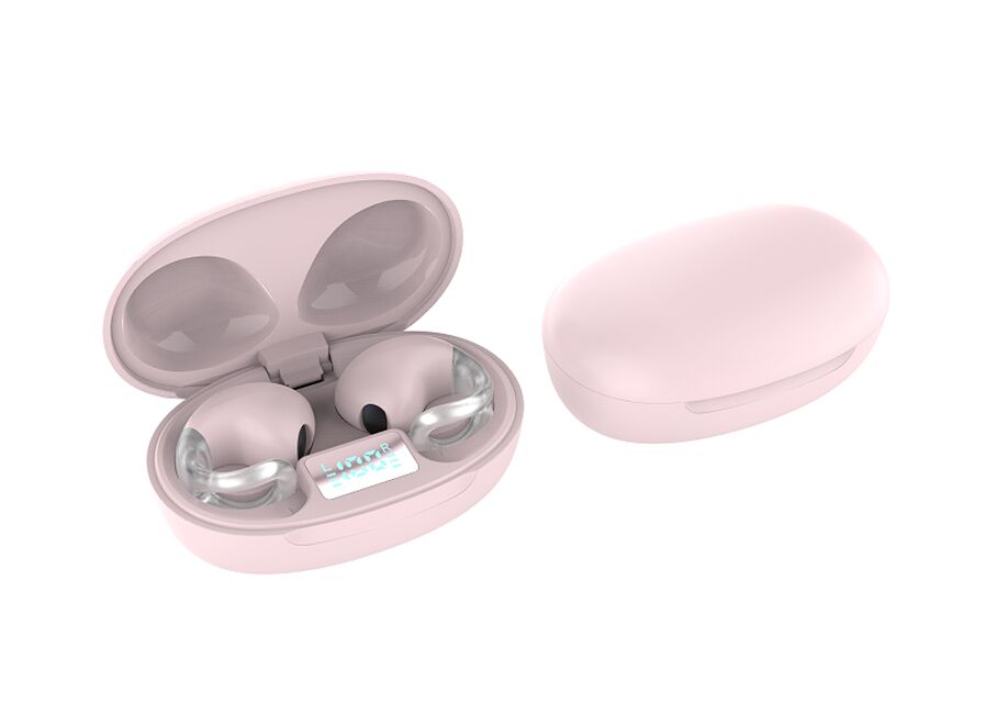Беспроводные наушники OWS с открытым ухом, 12 мм драйвер, 4 часа игры, Bluetrum 5656T, черно-белый/розовый/красный