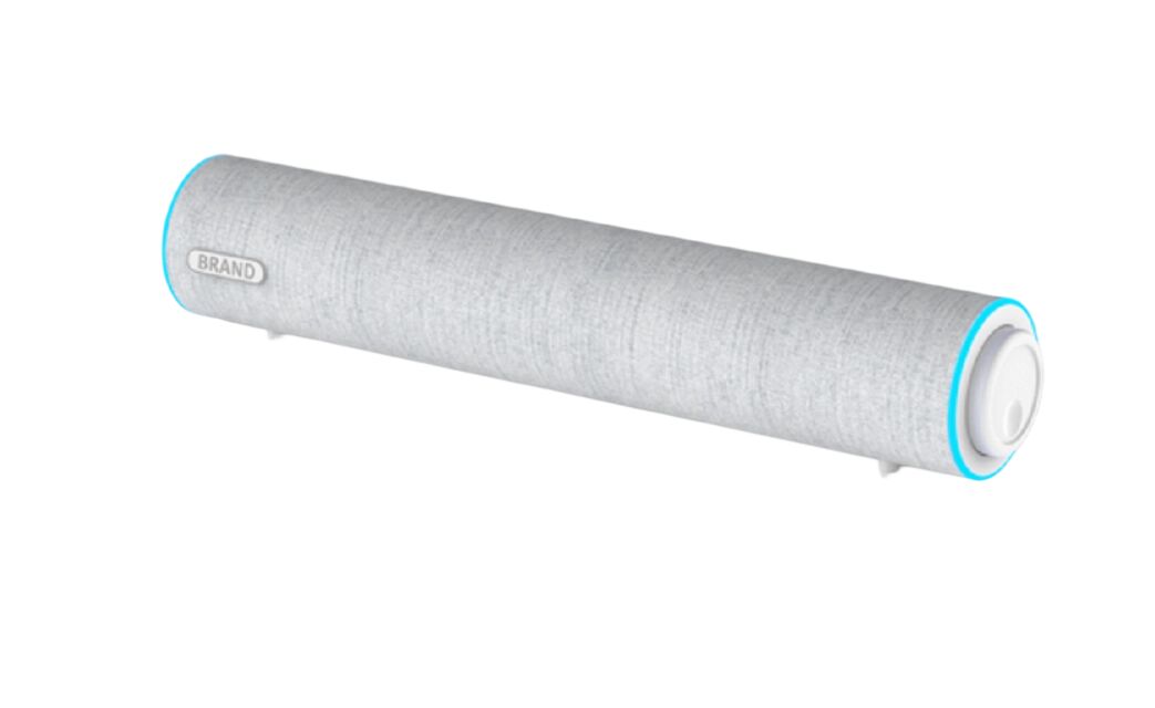 3W*2 Настольная звуковая панель, два 2-дюймовых динамика, 35 Гц-16 кГц, разделение >36 дБ, питание от USB (DC 5V), отделка пластик+ткань, кабель 1,3 м