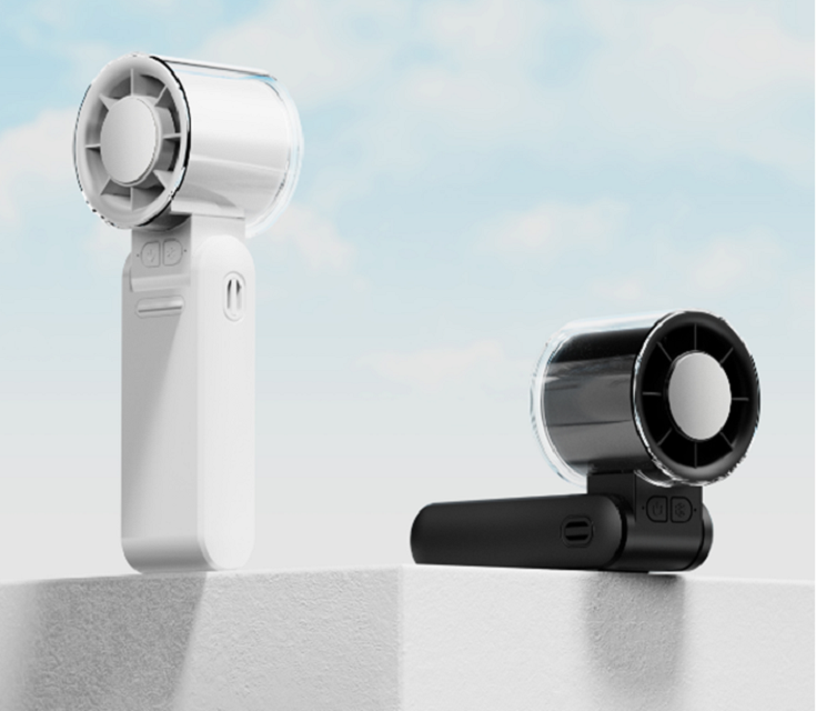 4000mAh Foldable Fan ,4 Speeds, Metal Frame, Type-C, 3 Colors