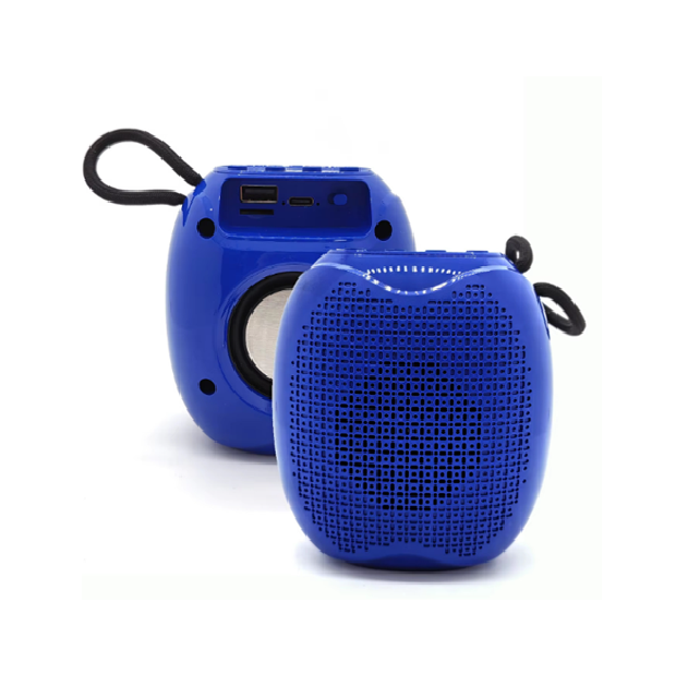 Мини Bluetooth 5.0 динамик, 3W портативный аудио с Type-C зарядкой (черный/красный/синий)