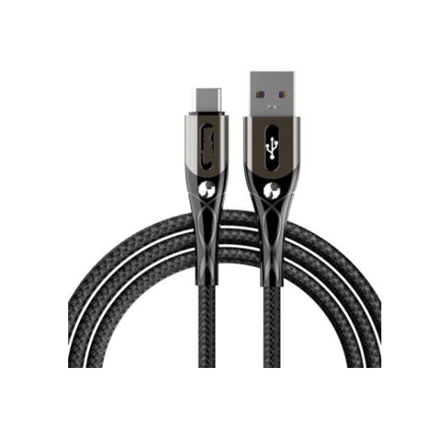 1M 24-струнный плетеный нейлоновый кабель быстрой зарядки Micro / Lightning / Type-C