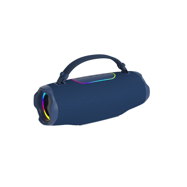 60 Вт RGB Party Speaker, 2.1CH глубокий бас + динамические огни, 3600mAh настольный портативный аудио (черный/синий/серый)
