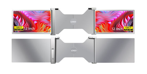2 X 12-дюймовые FHD IPS экраны 1920 X 1080 16 / 9 Ультралегкий дизайн 1,1 кг на экран 25,3 мм Толщина Поддержка HDR 12 языков OSD
